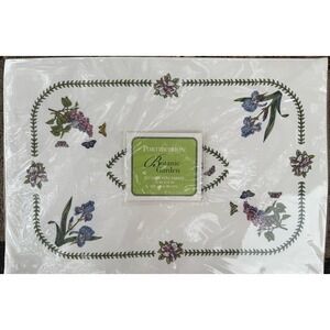 Portmeirion‎ Botanic Garden Placemats Cloth 13" x 18" NEW in Package Set Of 4